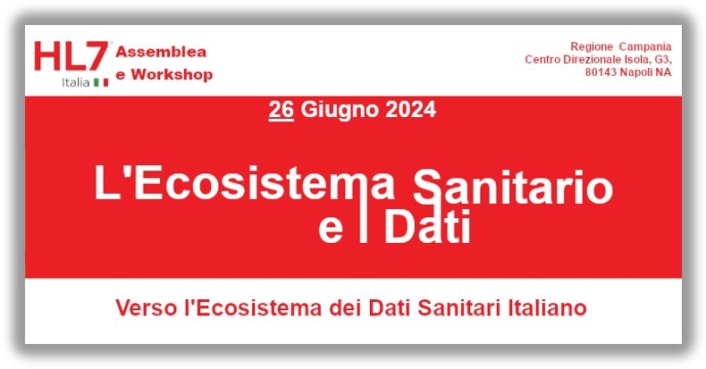 Workshop – Assemblea HL7 Italia 26 Giugno 2024